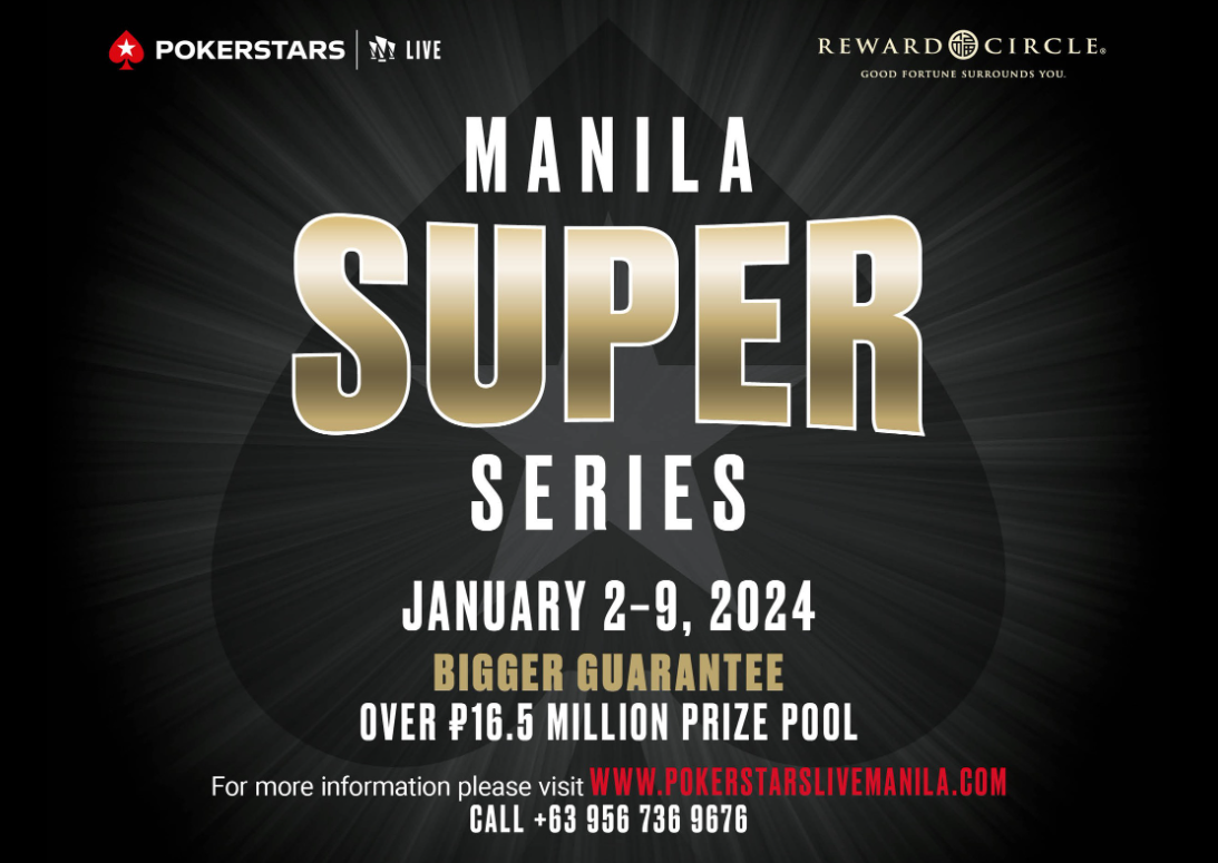 PokerStars LIVE Manila rings in 2024 with the richest Manila Super Series - January 2 to 9 at Okada Manila