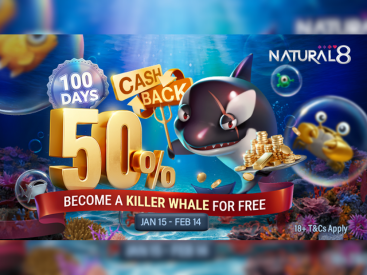 FREE 50% Cashback with Natural8’s Killer Whale Promotion!