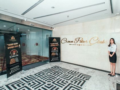 Crown Poker Club Hanoi entrance