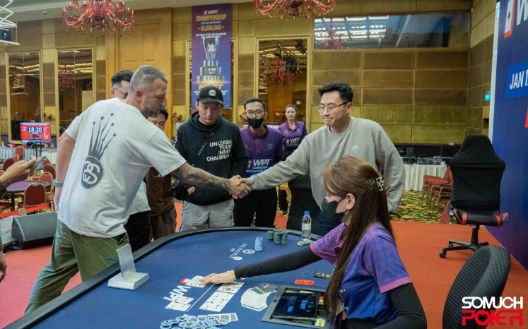 WPT Cambodia Day 2 winners and Championship Warm Up Day 1A chip counts