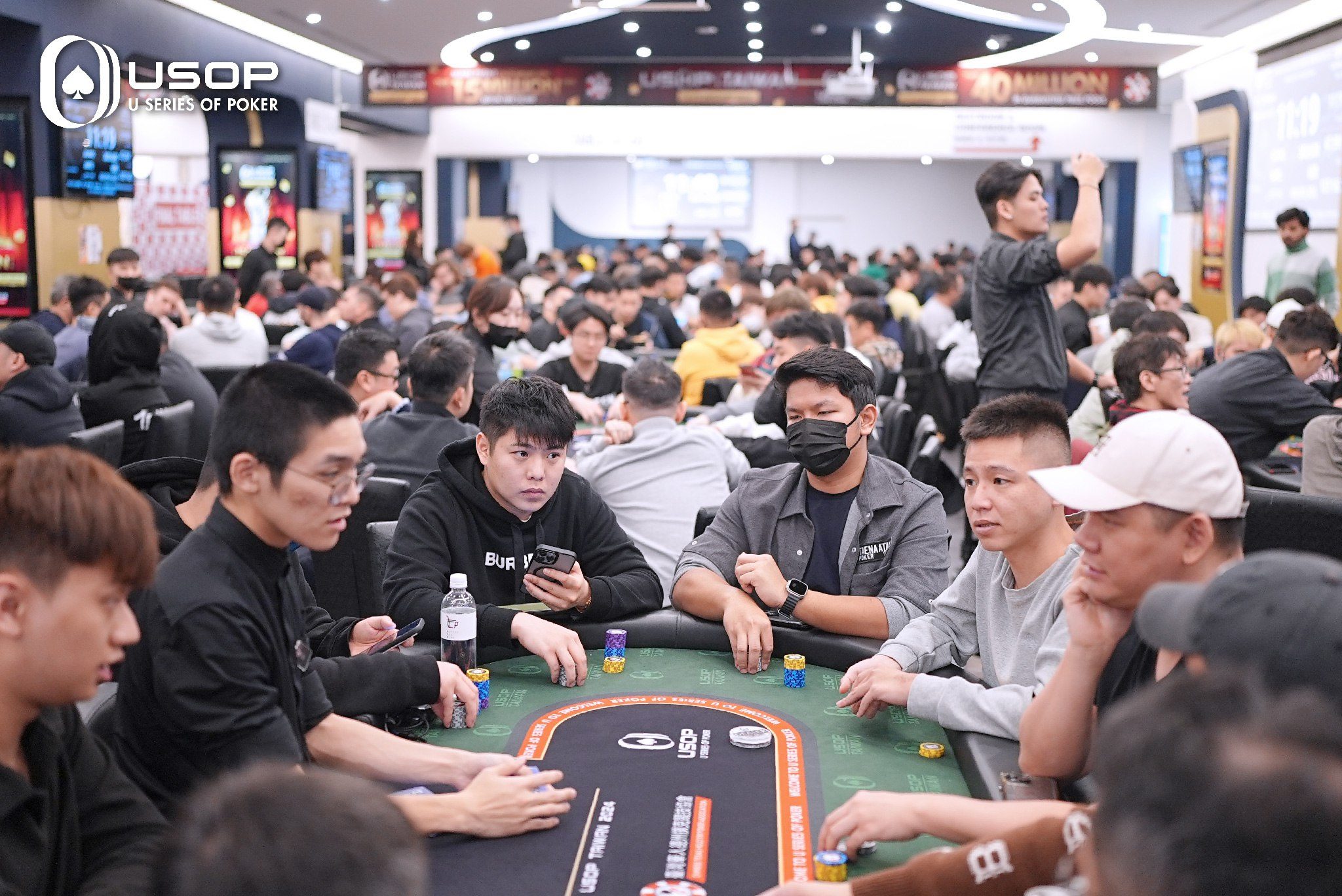 USOP Taiwan Main Event turnout through the roof as prize pool catapults to over USD 1 Million; Singapore's Guan Hao Tan leads in 139 players