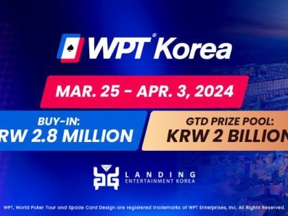 WPT Korea MAR. 25 - APR. 3, 2024