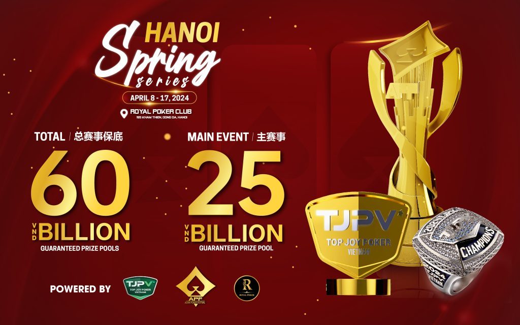 Asian Poker Festival flyer for April event