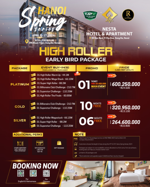 APF High Roller Packages
