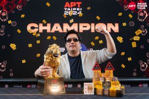 The exciting APT Taipei 2024 Main Event festivities at the Asia Poker Arena and Chinese Mahjong League has come to an end with Japan’s Daisuke Ogita crowned as the tour’s newest champion.