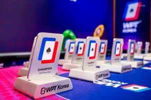 Side event trophies awarded at WPT Korea 2024