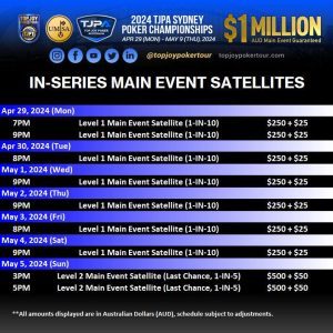 TJPA offers in-series Main Event satellites available daily