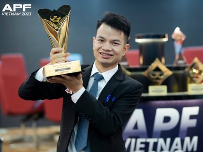 Asian Poker Festival Main Event trophy