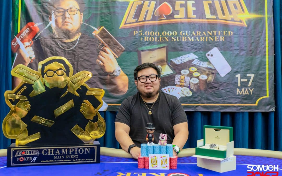 Chase Cokaliong ships inaugural Chase Cup Main Event title for PH₱ 1,140,183 (~USD 19,930) following three way deal