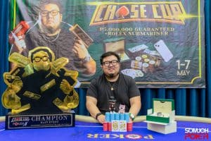 e Cokaliong ships inaugural Chase Cup Main Event title