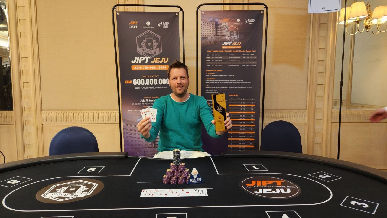 Jeju International Poker Tour: Charles Pansoy and Rolands Norietis win events