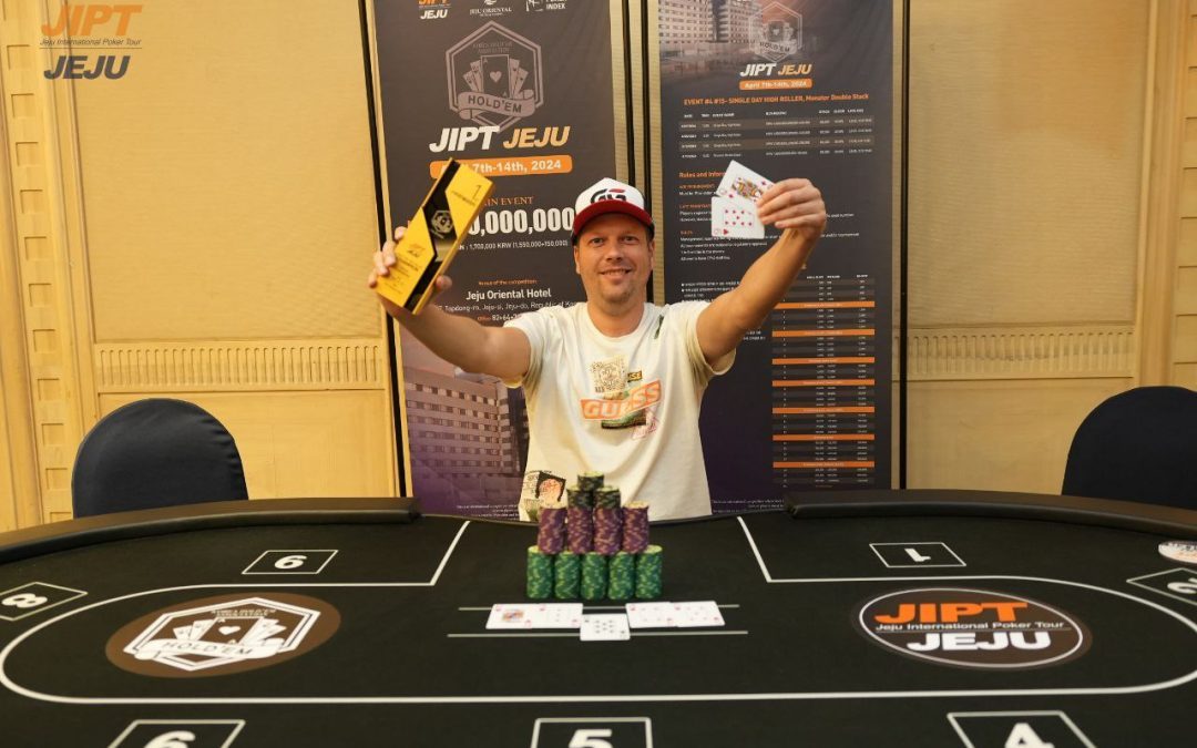 Another High Roller title for Rolands Norietis at Jeju International Poker Tour; Main Event underway