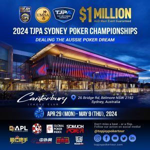 TJPA Sydney Poker Championships 2024 debuts in twelve days
