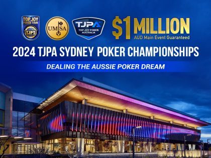 Top Joy Poker Australia (TJPA) Sydney Poker Championships 2024 debuts in twelve days; Event structures released