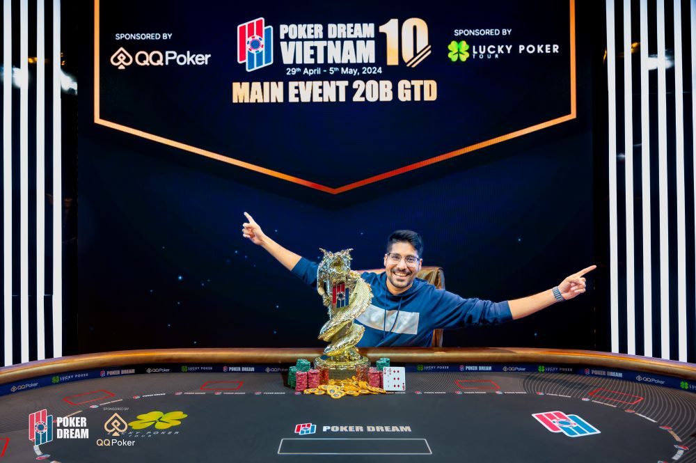 Nishant Sharma at Poker Dream Vietnam