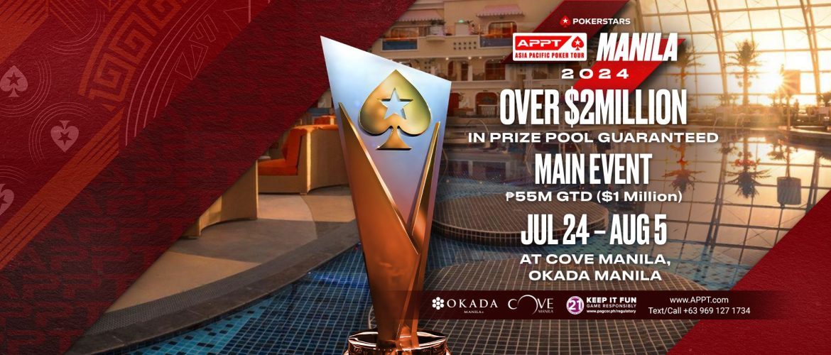 Asia Pacific Poker Tour Manila 15 on spotlight this July, over PHP 144 Million (~USD 2.6M) in guarantees in tow