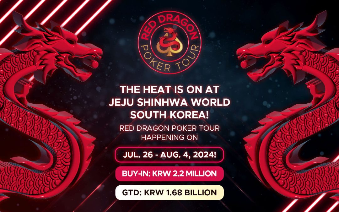 Red Dragon Poker Tour Jeju debut only five weeks away; KRW 1.68 Billion (~USD 1.2M) Championship Event up ahead